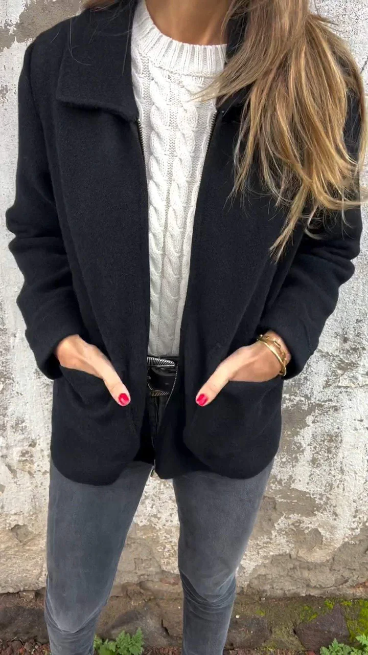 EB | Damen Reißverschluss-Taschenjacke