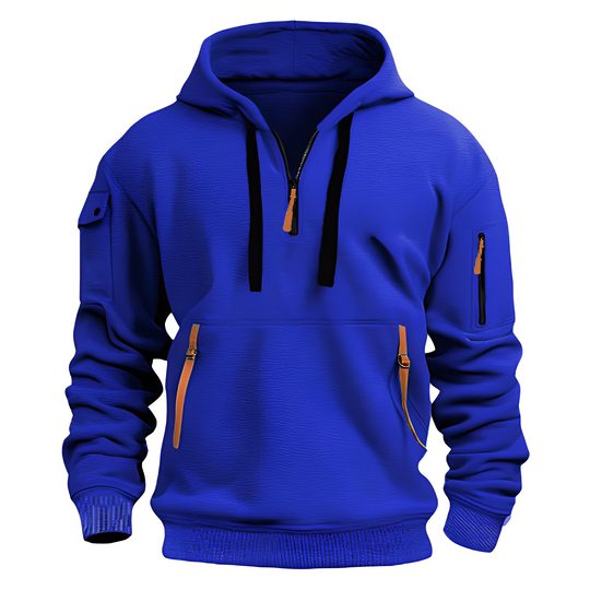 EB | Locker Hoodie mit Halbzip für Männer