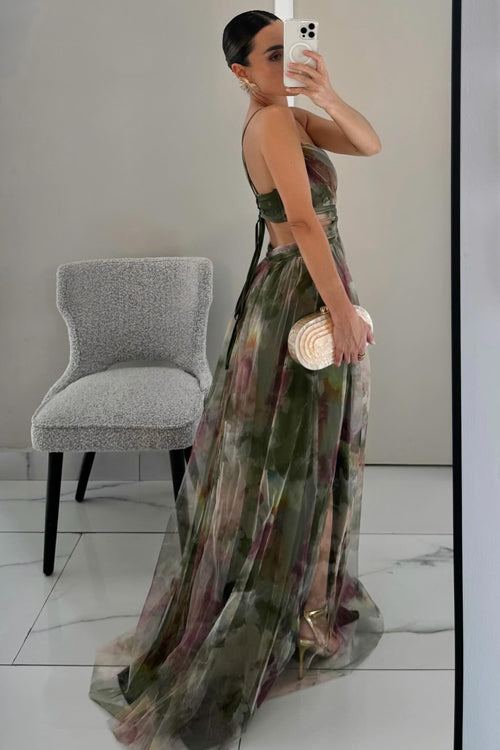 EB | Enchant My Love Print Maxi Kleid