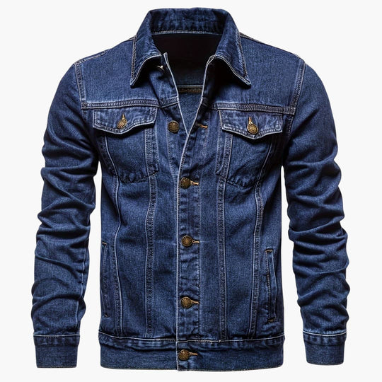 EB | Slim-Fit Freizeit-Denimjacke für Männer