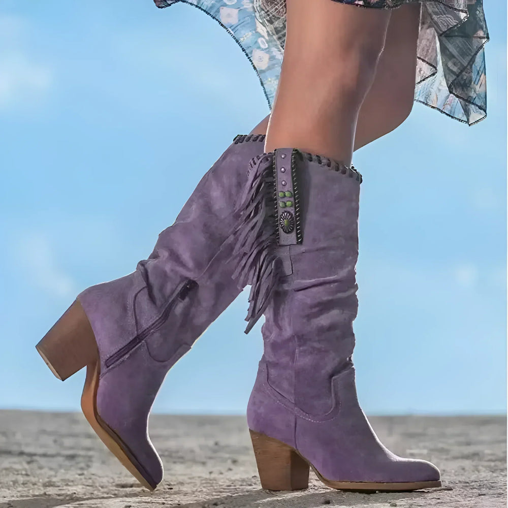 EB | Echtes Leder Cowboy Stiefel