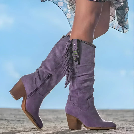 EB | Echtes Leder Cowboy Stiefel