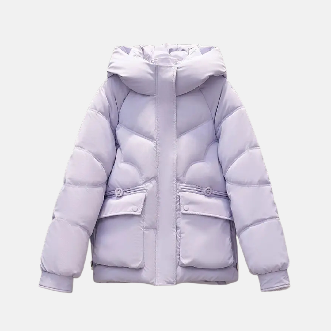 EB | Kapuzen-Puffermantel | Gequiltete Relaxed Fit Jacke