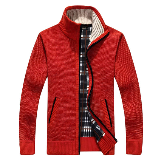EB | Klassischer Cardigan mit Futter für Männer