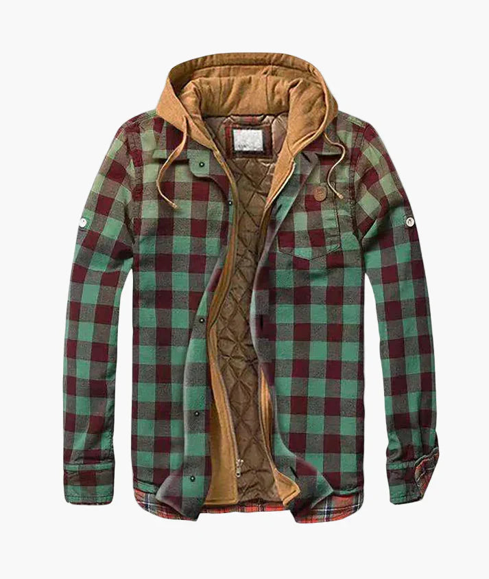 EB | Flanelljacke Kariert mit Kapuze - Urbaner Freizeitstil für Herbst & Winter