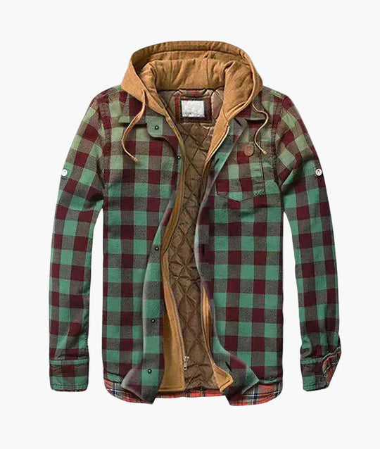 EB | Flanelljacke Kariert mit Kapuze - Urbaner Freizeitstil für Herbst & Winter