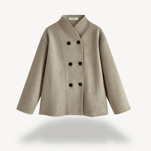 EB | Damen Doppelreiher Wollmantel