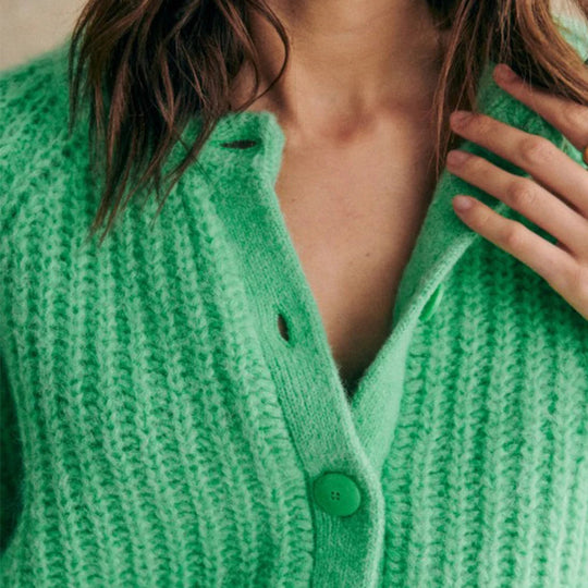 EB | Chunky Strickcardigan Weich und Warm Perfekt für Den Alltag