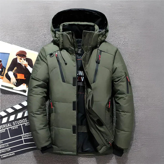 EB | Herren Puffer Winterjacke - Mit Kapuze Design