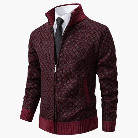 EB | Strickjacke Im Business-Look - Eleganter Freizeit- und Büro-Stil