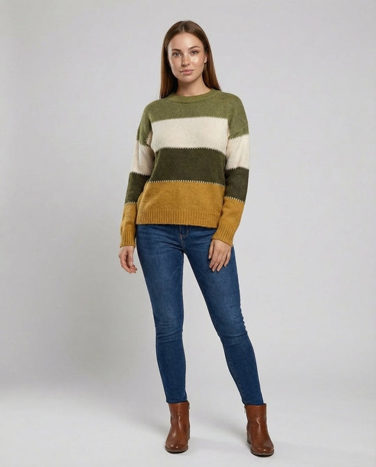 Gestreiftes Damen Sweatshirt | EB