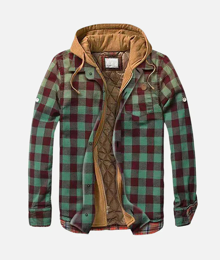 EB | Gepunktete Jacke mit Kapuze