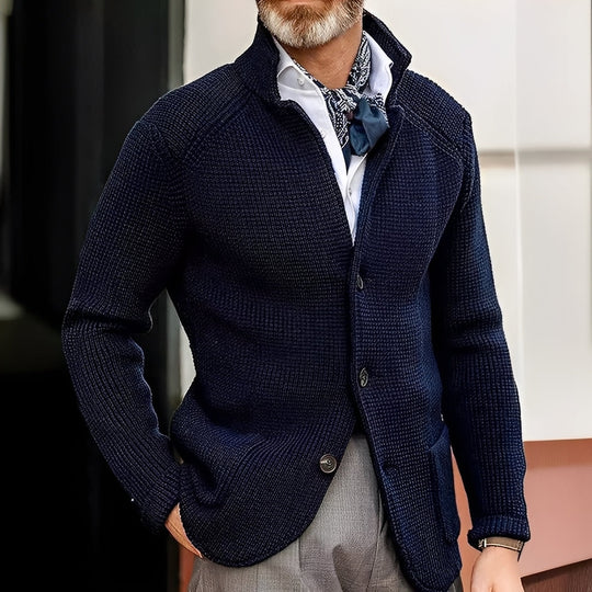 EB | Stylischer Cardigan mit Stehkragen für Männer