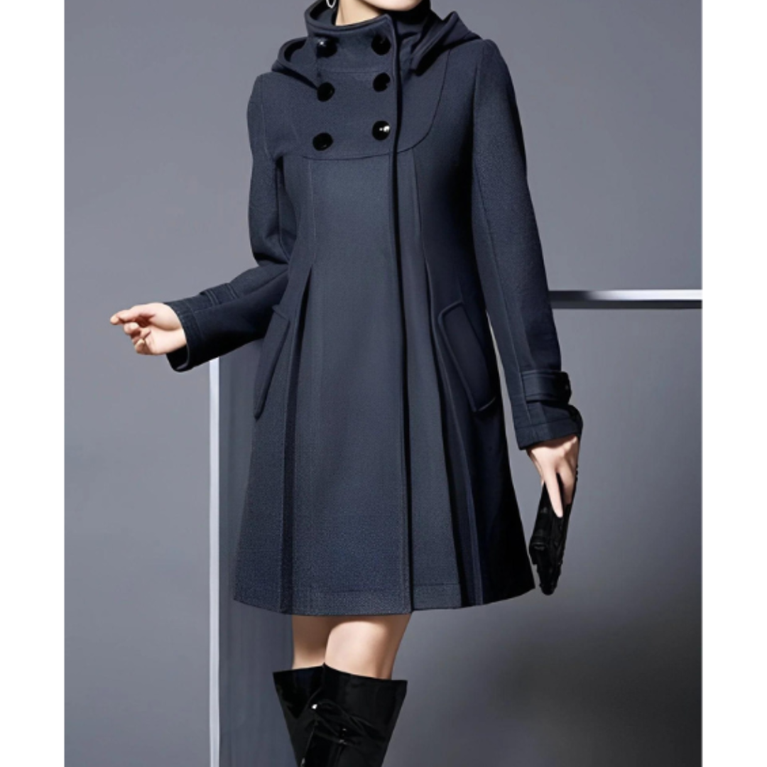EB | Eleganter Winterkapuzenmantel für Damen