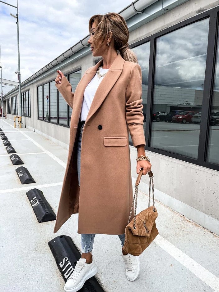 EB | Langes Daunenjacke Eleganter Zeitloser Stil Ideal Für Den Winter