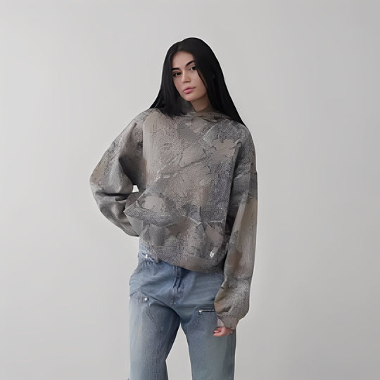 EB | Bequemer Tarnmuster-Hoodie