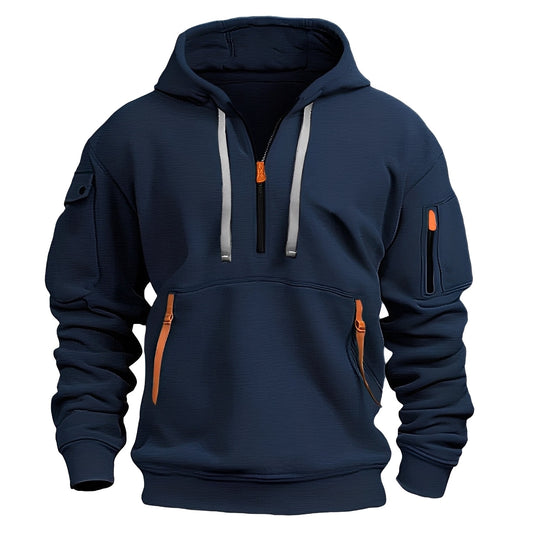 EB | Locker Hoodie mit Halbzip für Männer
