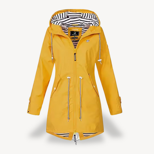 EB | Damen Wasserdichte Kapuzenregenjacke