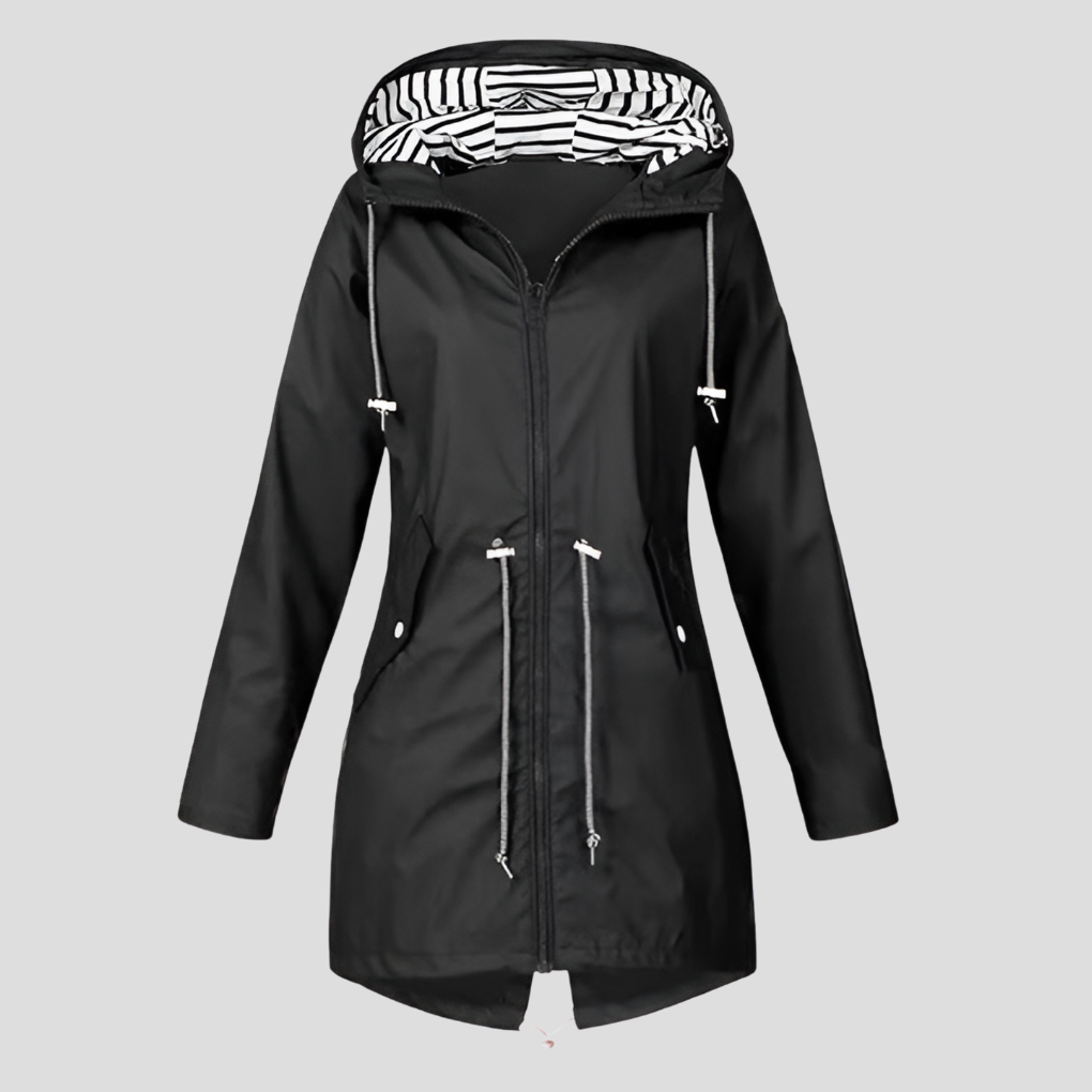 EB | Wasserdichte Damenjacke mit Kapuze