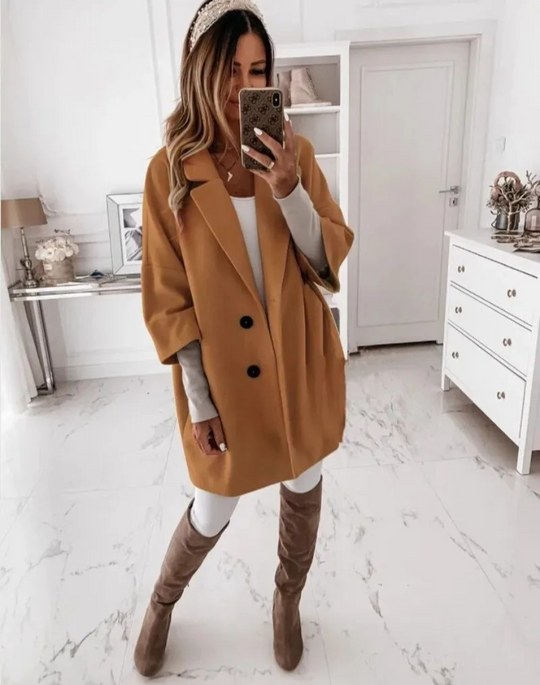 EB | Weit fallender Damen-Trenchcoat