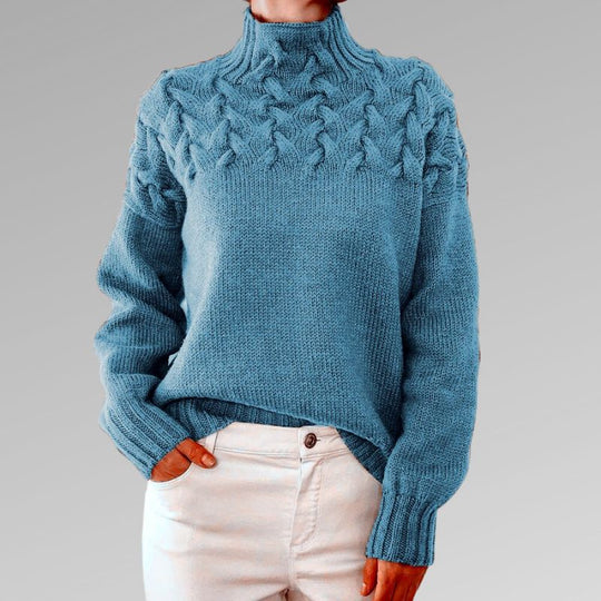EB | Hochkragen Strickpullover