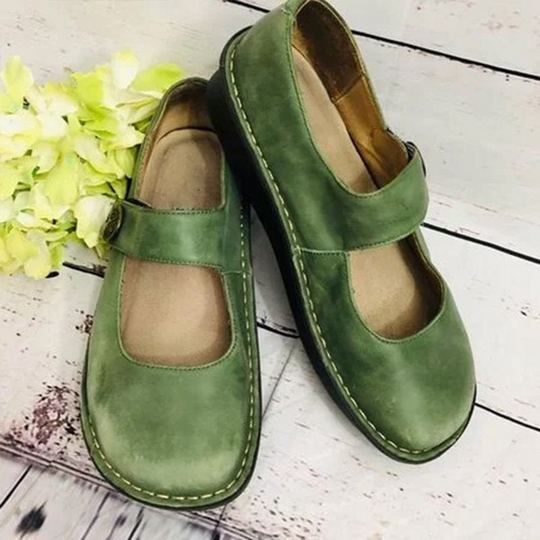 EB | Damen Weinlese Einstiegs Sandalen Frauen Schuhe Aus Wildleder