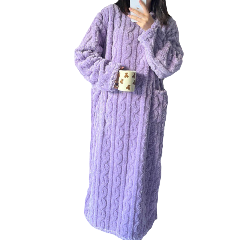 EB | Winter korallen Samt-Homewear