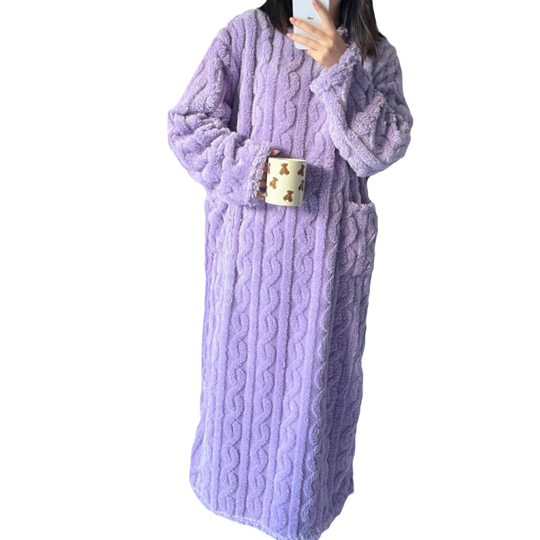 EB | Winter korallen Samt-Homewear