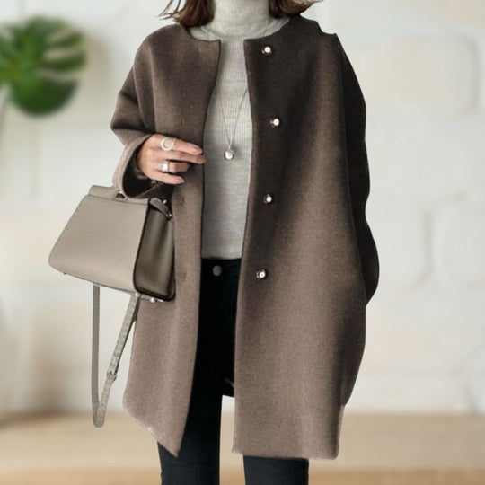 EB | Minimalistische Wollmantel Elegant und Warm Zeitloses Design