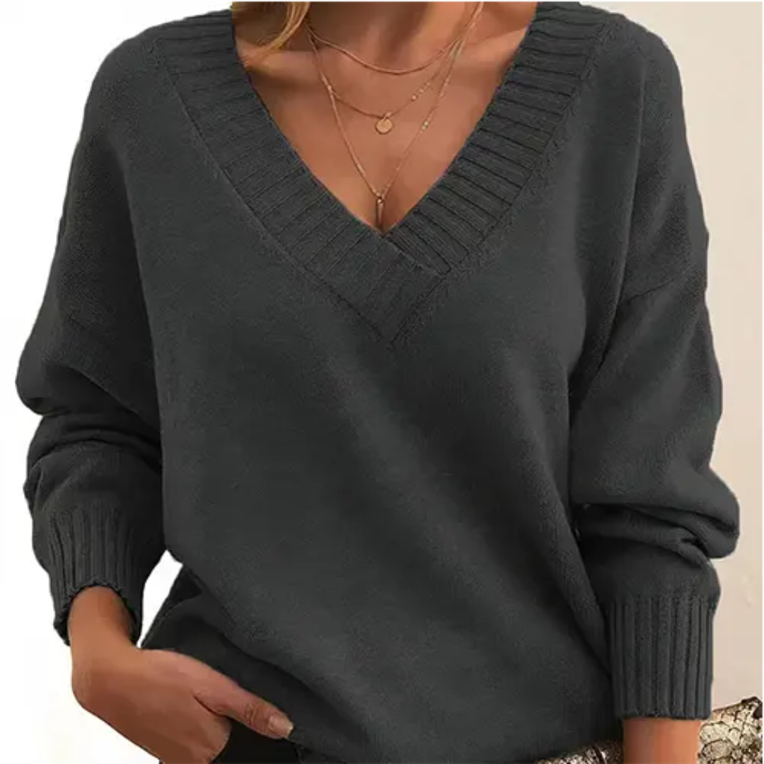 EB | Pullover Winter V-Ausschnitt für Frauen