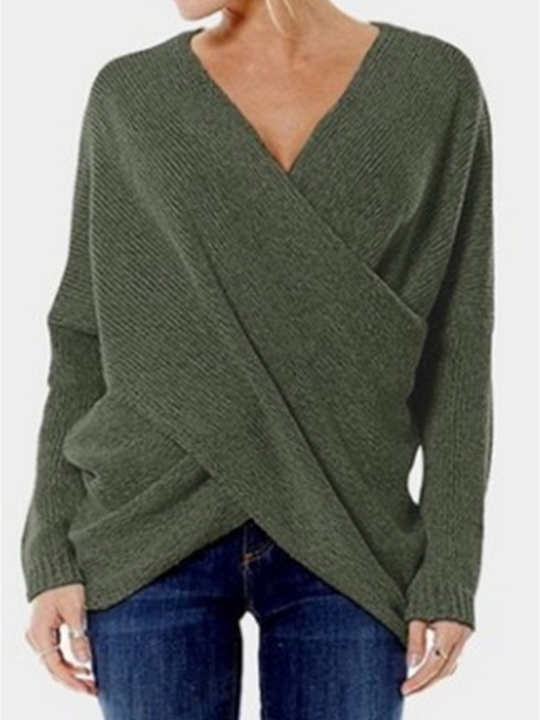 EB | Stylischer &Amp; Sexy V-Ausschnitt Pullover