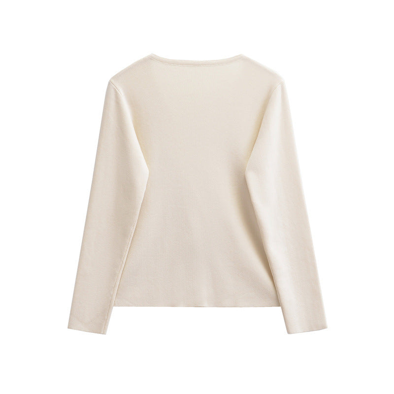 EB | Stylischer asymmetrischer Strickcardigan für Damen