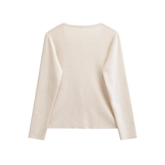 EB | Stylischer asymmetrischer Strickcardigan für Damen