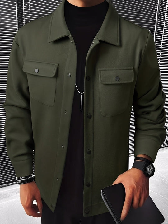EB | Lässige Karierte Jacke mit Taschen für Herren