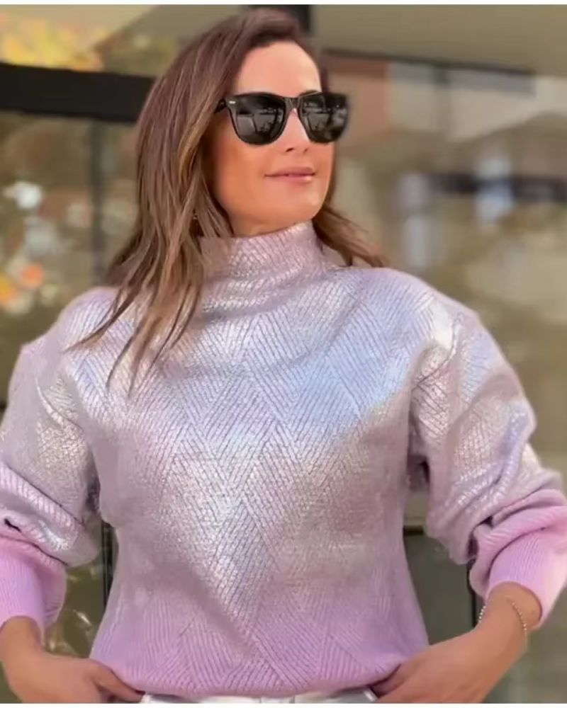 EB | Funkelnder Gradient Strickpullover