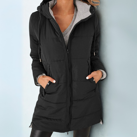 EB | Leichte Gepolsterte Jacke mit Kapuze