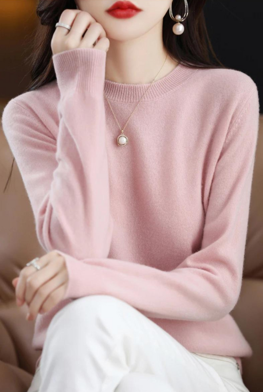 EB | Pullover - Stylischer weicher Langarm-Strickpullover