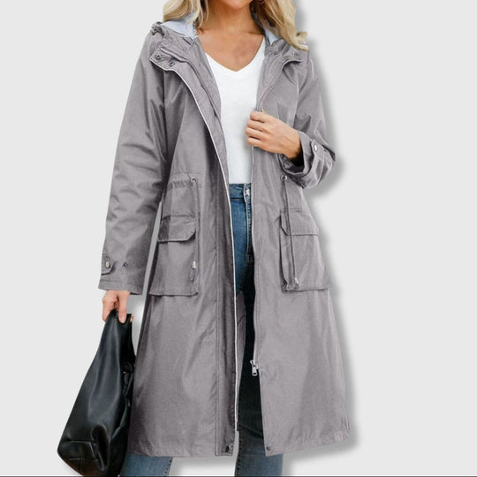 EB | Lange Jacke mit Klassischer Silhouette