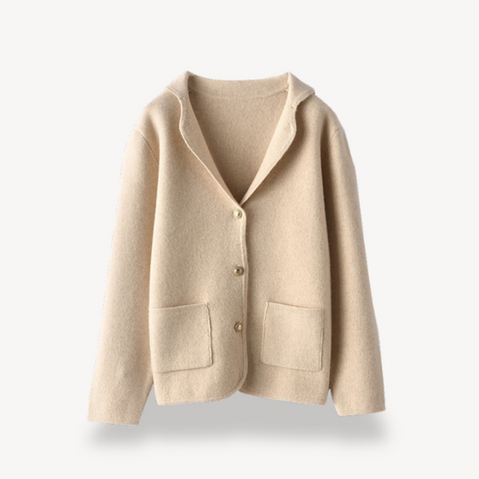 EB | Damen Wollcardigan mit Knöpfen