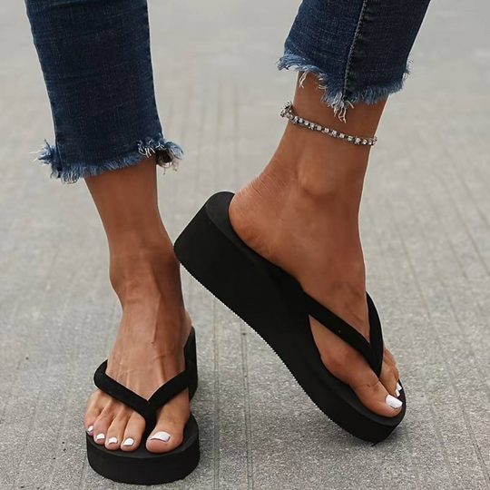 EB | Flip Flop | Bequeme Keilabsatz-Flip-Flops für den Sommer