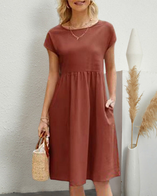 EB Kleid mit Rundhalsausschnitt