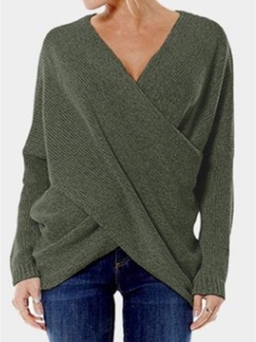 EB | Stilvoller & Sexy Pullover mit V-Ausschnitt
