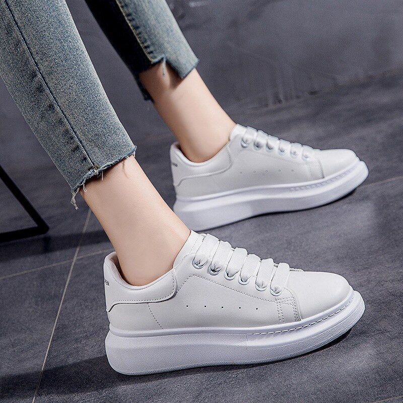 EB | Lässige Herbst Turnschuhe mit Plateau