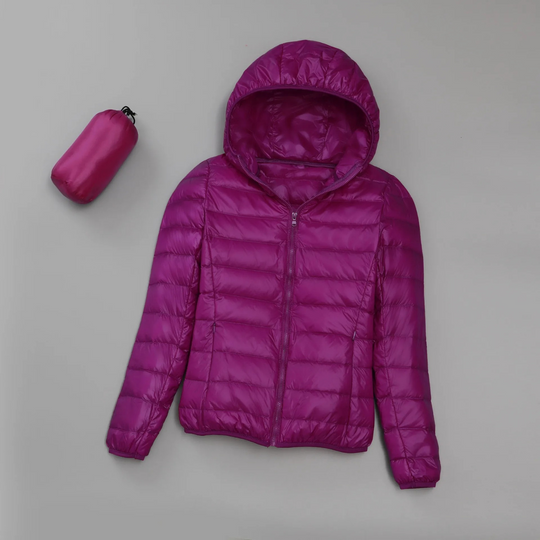 EB | Jacke - Leichtes Packbares - Ge Quiltetes Isoliertes Kapuzen Design