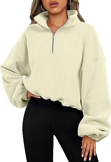 EB | Sweatshirt mit Halb-Zip und Stehkragen