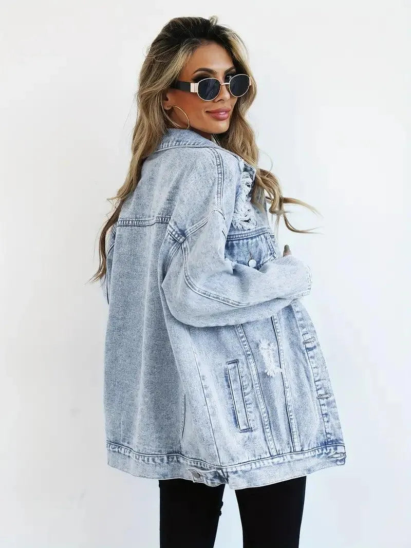 EB | Oversized Jeansjacke für Damen