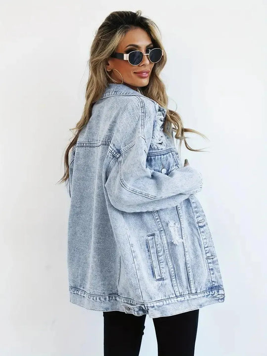 EB | Oversized Jeansjacke für Damen