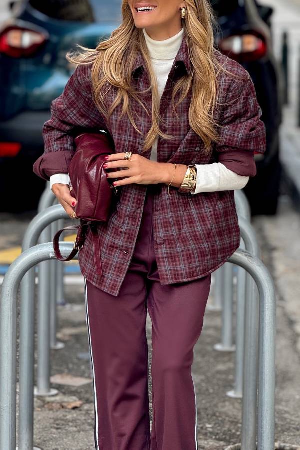EB | Check Top Warme Jacke