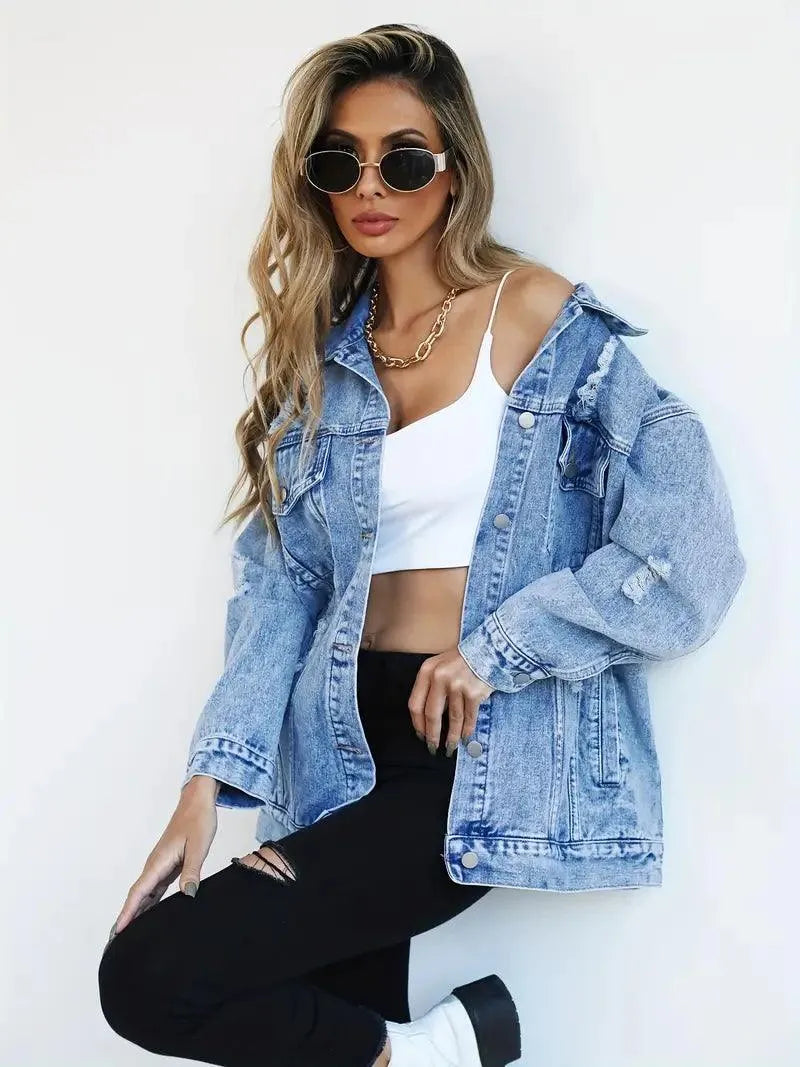 EB | Oversized Jeansjacke für Damen