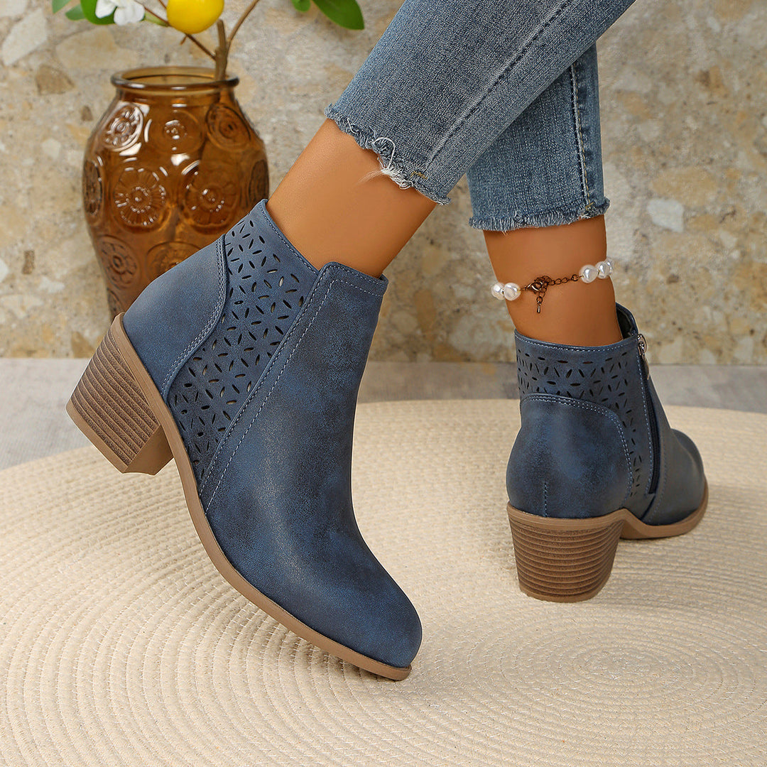 Damen-Stiefeletten aus Leder, orthopädisch & komfortabel EB EB